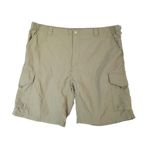 Clearwater Outfitters cargo hiking shorts men's 2xl xxl green comfort waist